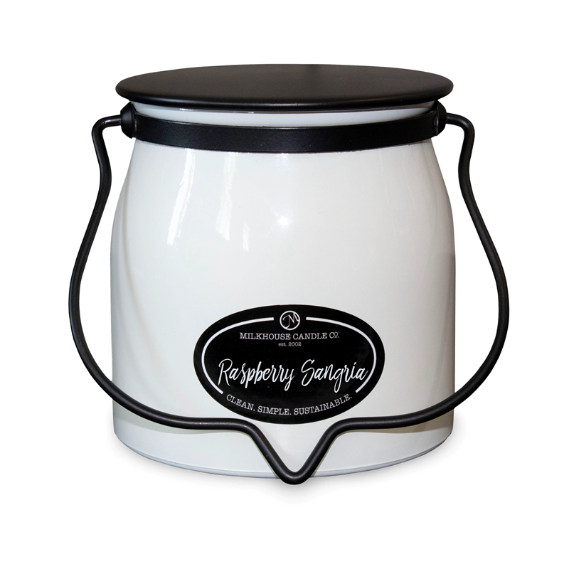 Butter Jar 16 oz:  Raspberry Sangria