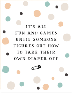 Fun & Games Baby/Mother's Day Card