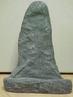 A Heart of Gold Concrete Stone