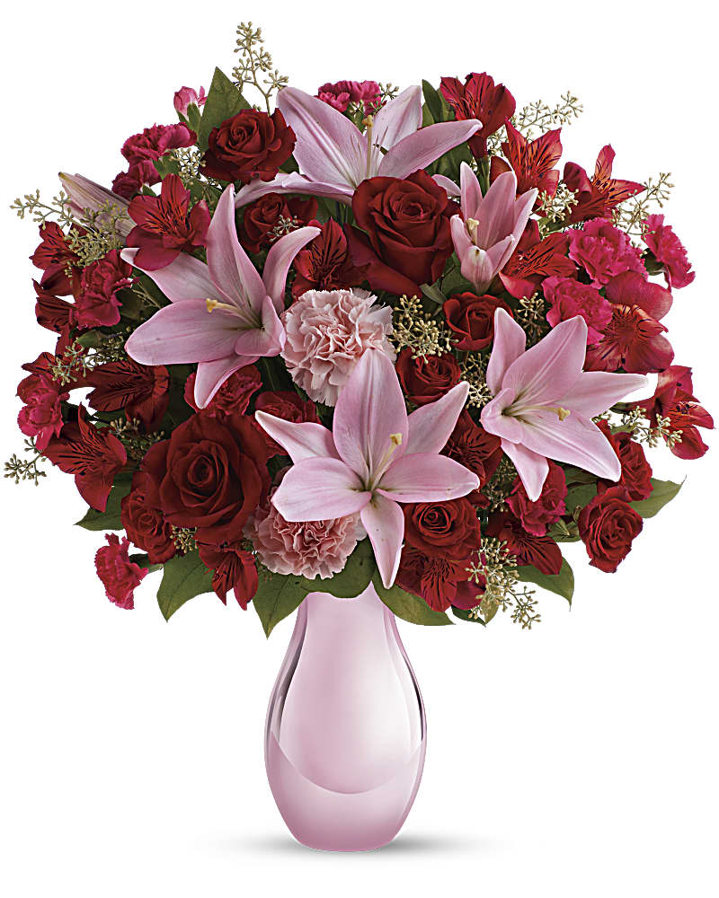 Teleflora's Roses and Pearls Bouquet Flower Bouquet