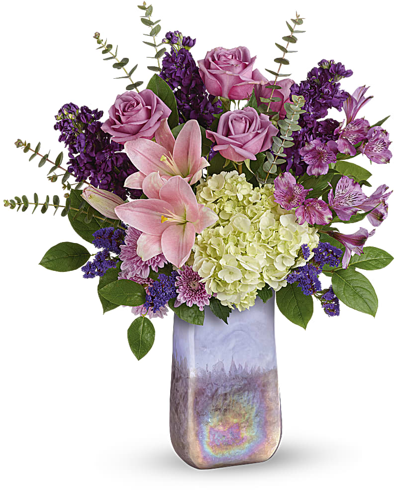 Purple Swirls Bouquet Flower Bouquet