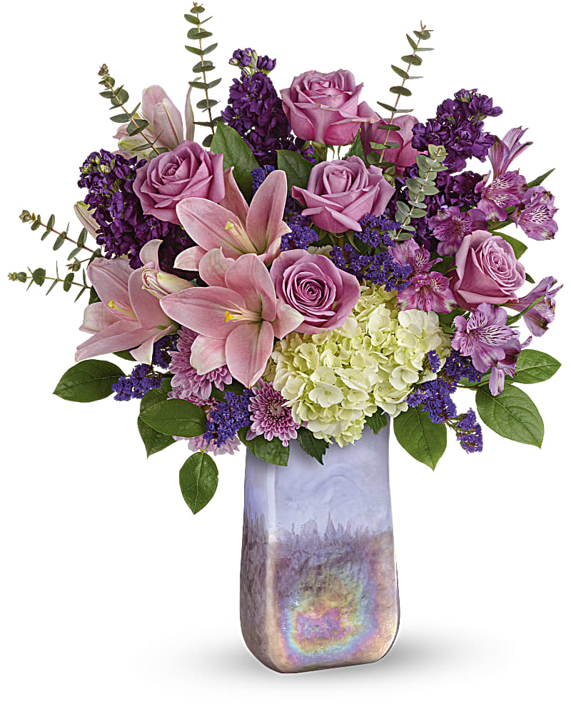 Purple Swirls Bouquet Flower Bouquet