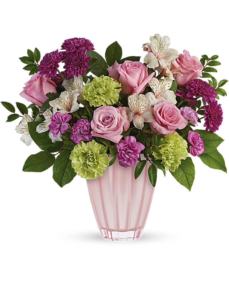 Teleflora's Sweet Serenade Bouquet- Clear glass vase only