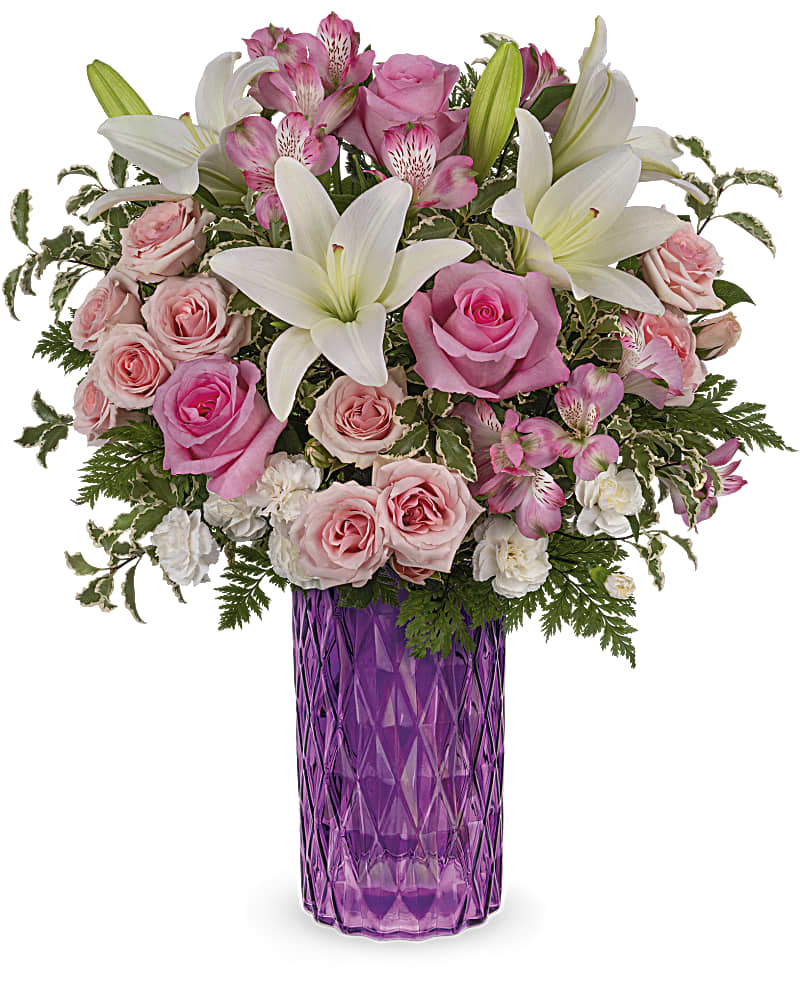 Rose Glam - Pink & White Bouquet