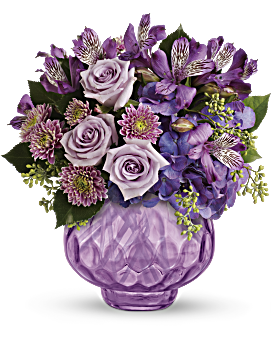 Teleflora's Lush and Lavender with Roses