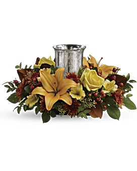 Glowing Gathering Centerpiece by Teleflora