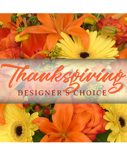 Designer's Choice Thanksgiving Flower Bouquet