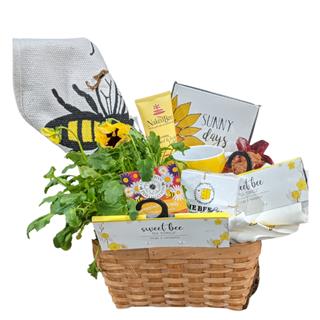 The Bees Knees Gift Basket Flower Bouquet