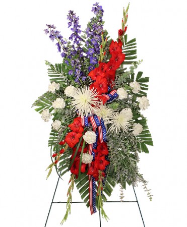 SALUTE TO A SERVICE MEMBER Flower Bouquet