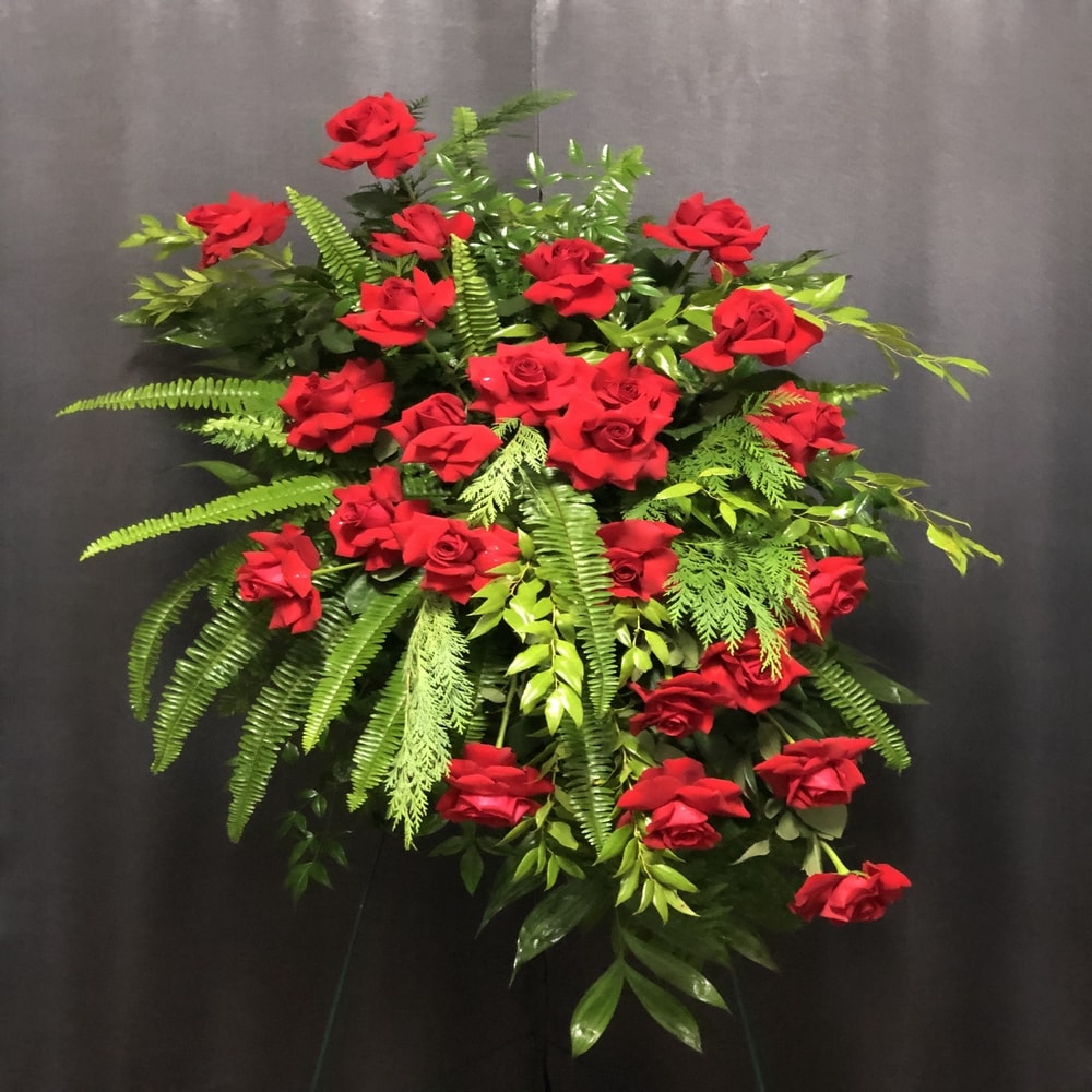 Hand Open Roses and Ferns - SP8