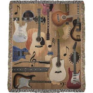 Guitar Tapestry Throw