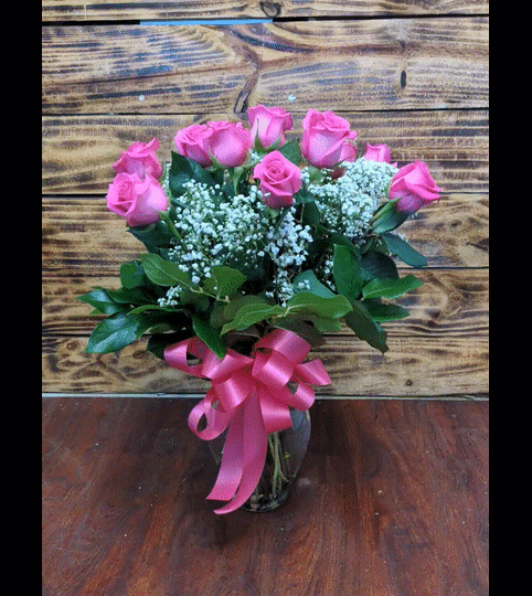 Pink Rosé Flower Bouquet