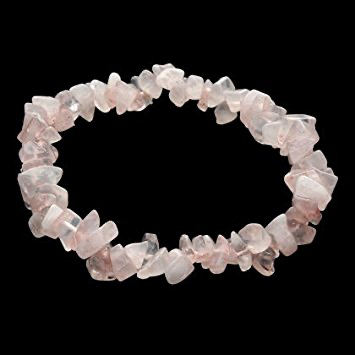 Rose Quartz Chip Bracelet