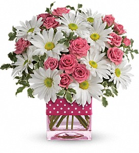 Teleflora's Polka Dots and Posies PM Flower Bouquet